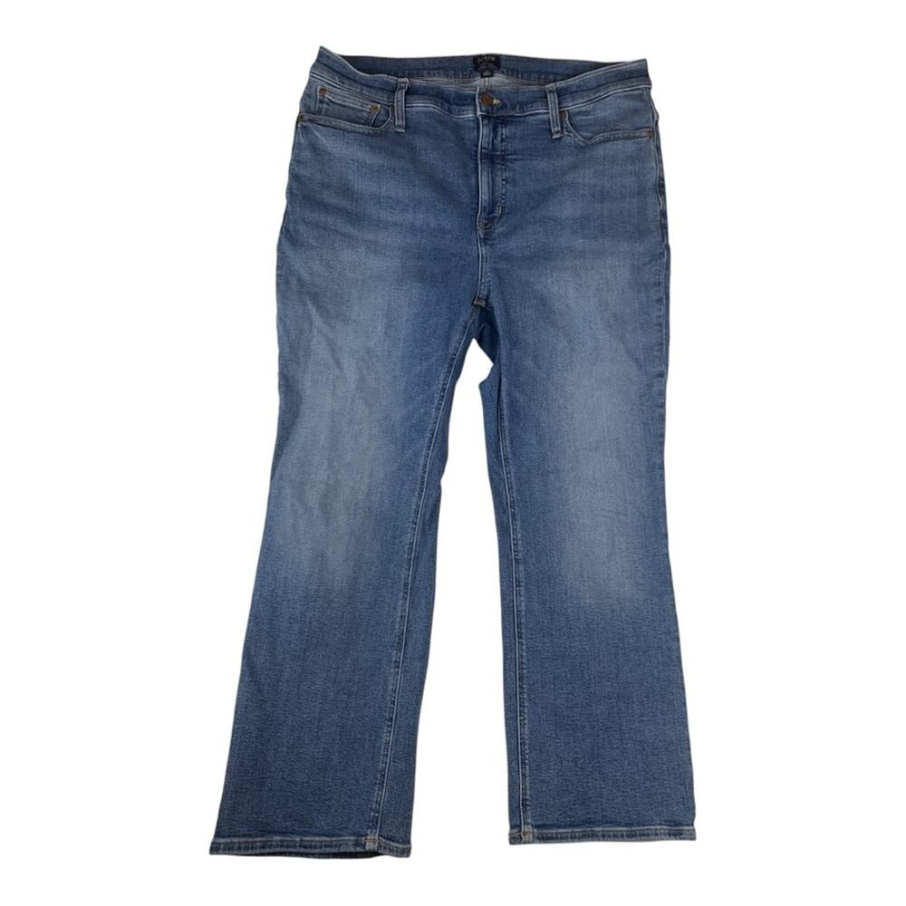 J. Crew Medium Wash Wide Leg Jeans